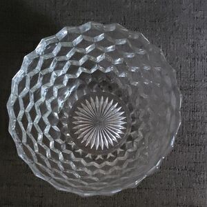 Elegant Clear Glass Bowl